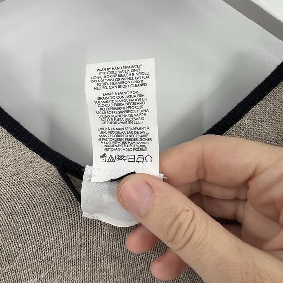 Cabi Open Front Wrap Shawl Reversible Cardigan Sweater Blue Style 3163 Size XS/S - Picture 9 of 9